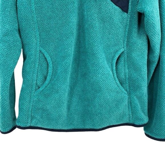 Patagonia Women’s Re-Tool Snap-T Fleece Pullover Jacket Teal Medium - Picture 4 of 7